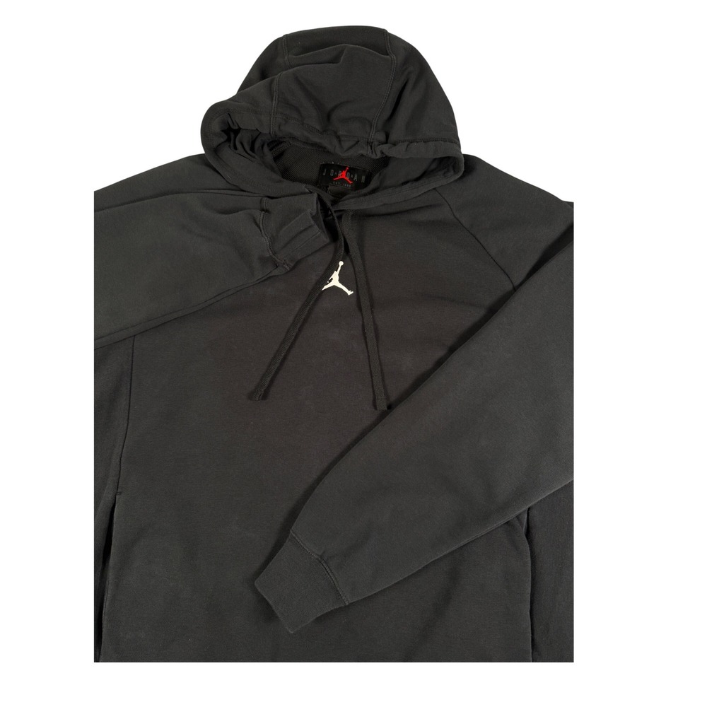 Jordan Mens Dri-FIT Jumpman Pullover Hoodie Black Large Sweatshirt